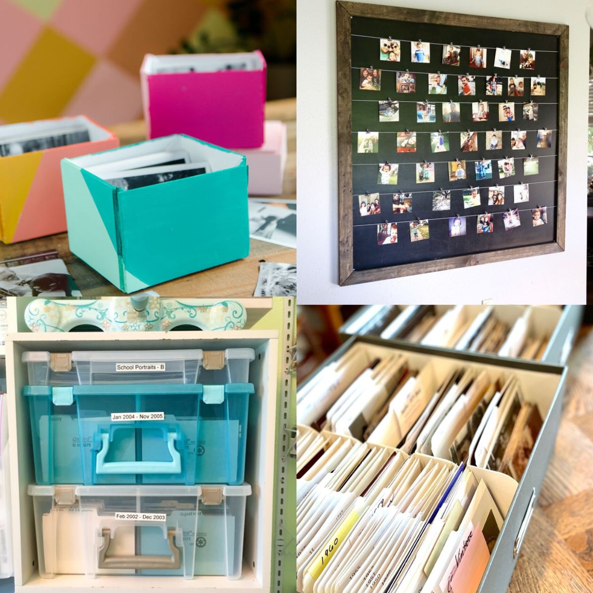 17 Creative Ways to Organize Your Photos