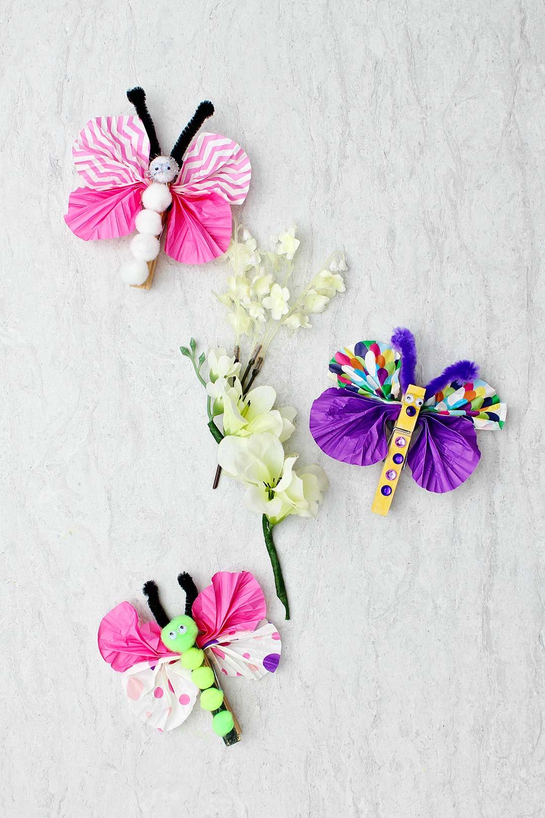 10. Butterfly Clothespin