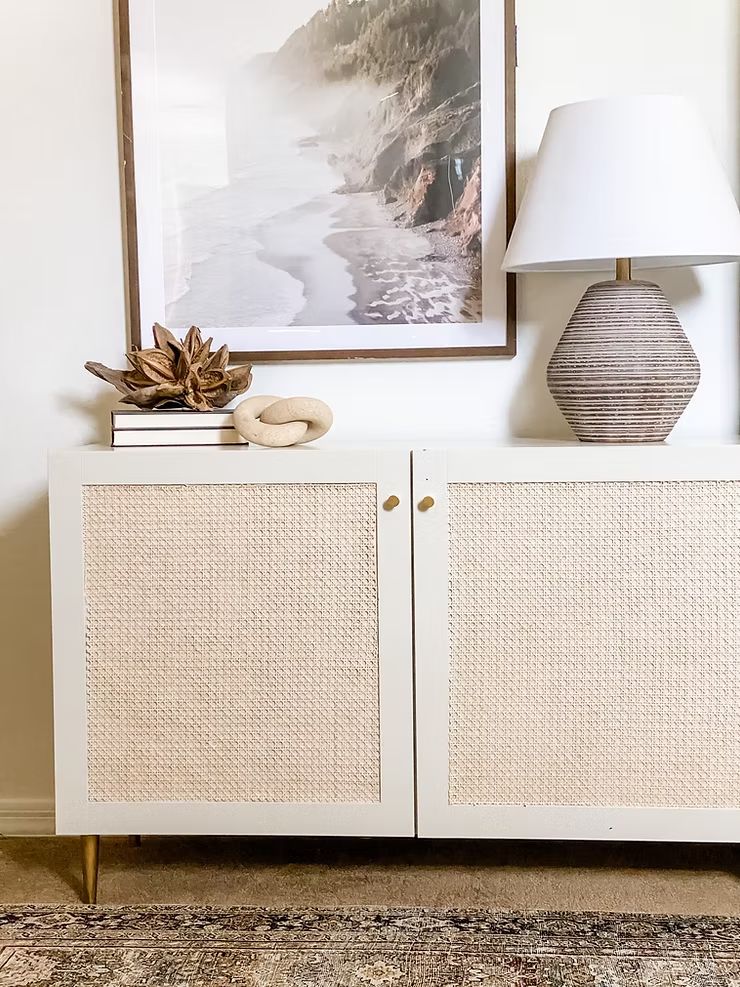 11. Cane Sideboard Hack
