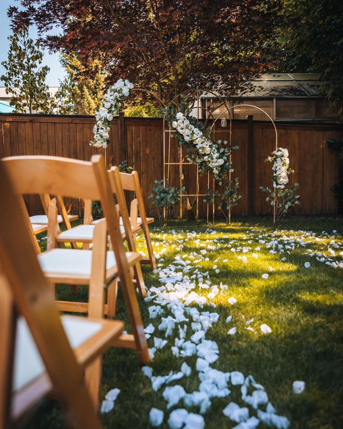 11. Floral Ambiance and Golden Arches
