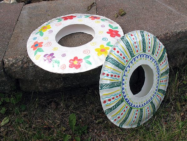13. Paper Plate Frisbees