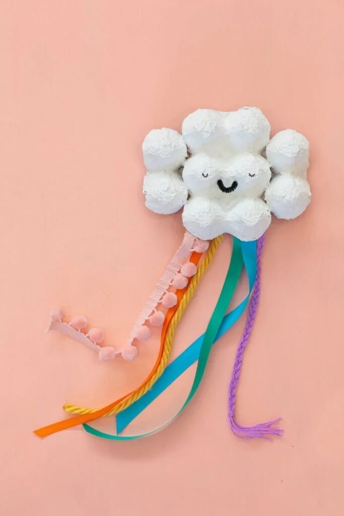 15. Egg Carton Rainbow