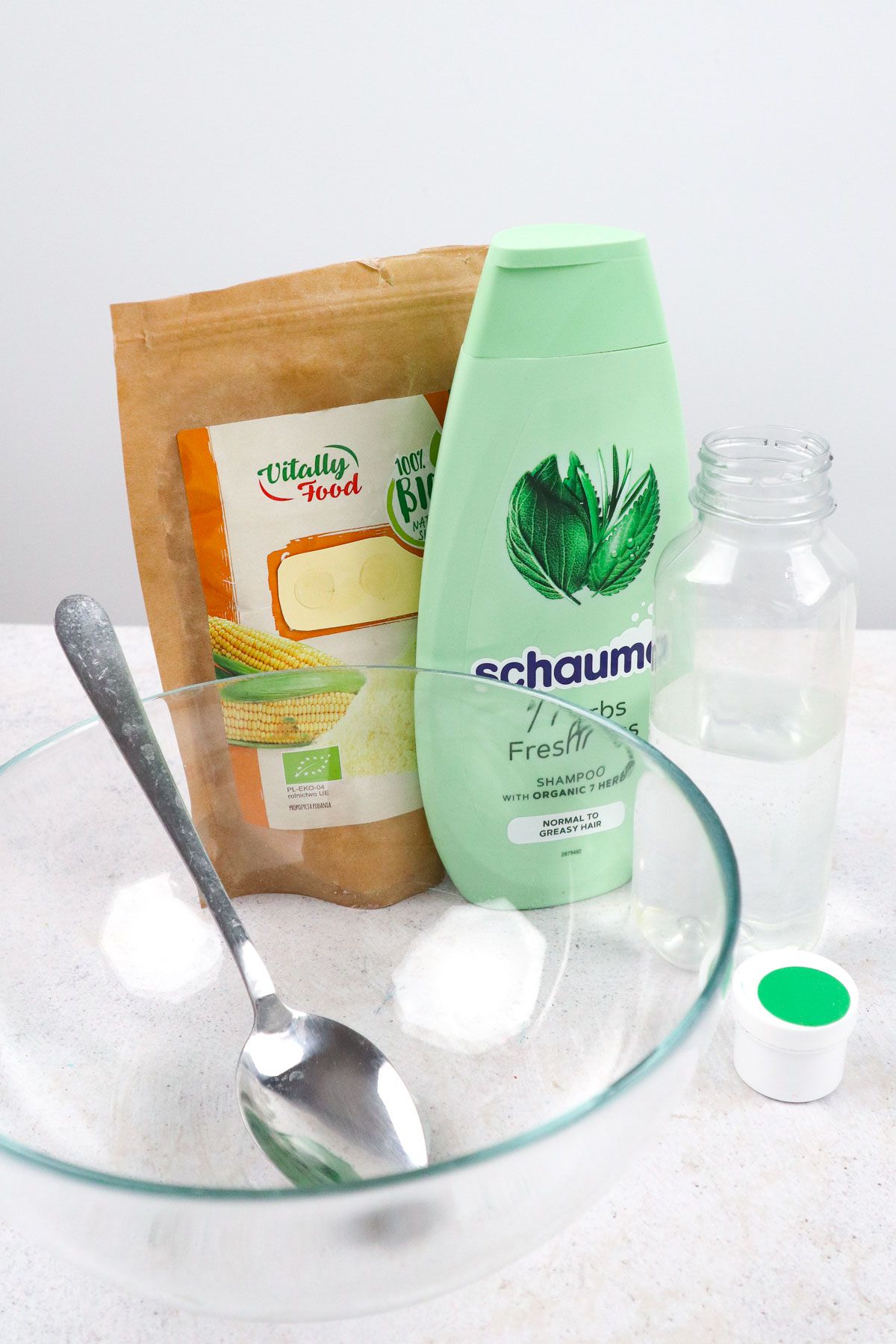 Easy Shampoo Slime Materials