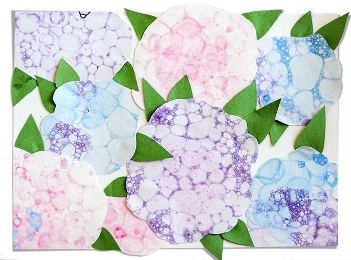 21. Bubble Paint Flowers