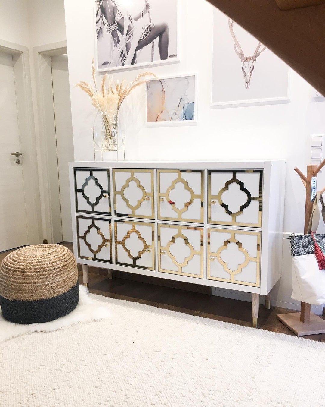 22. Boho Glam KALLAX Sideboard