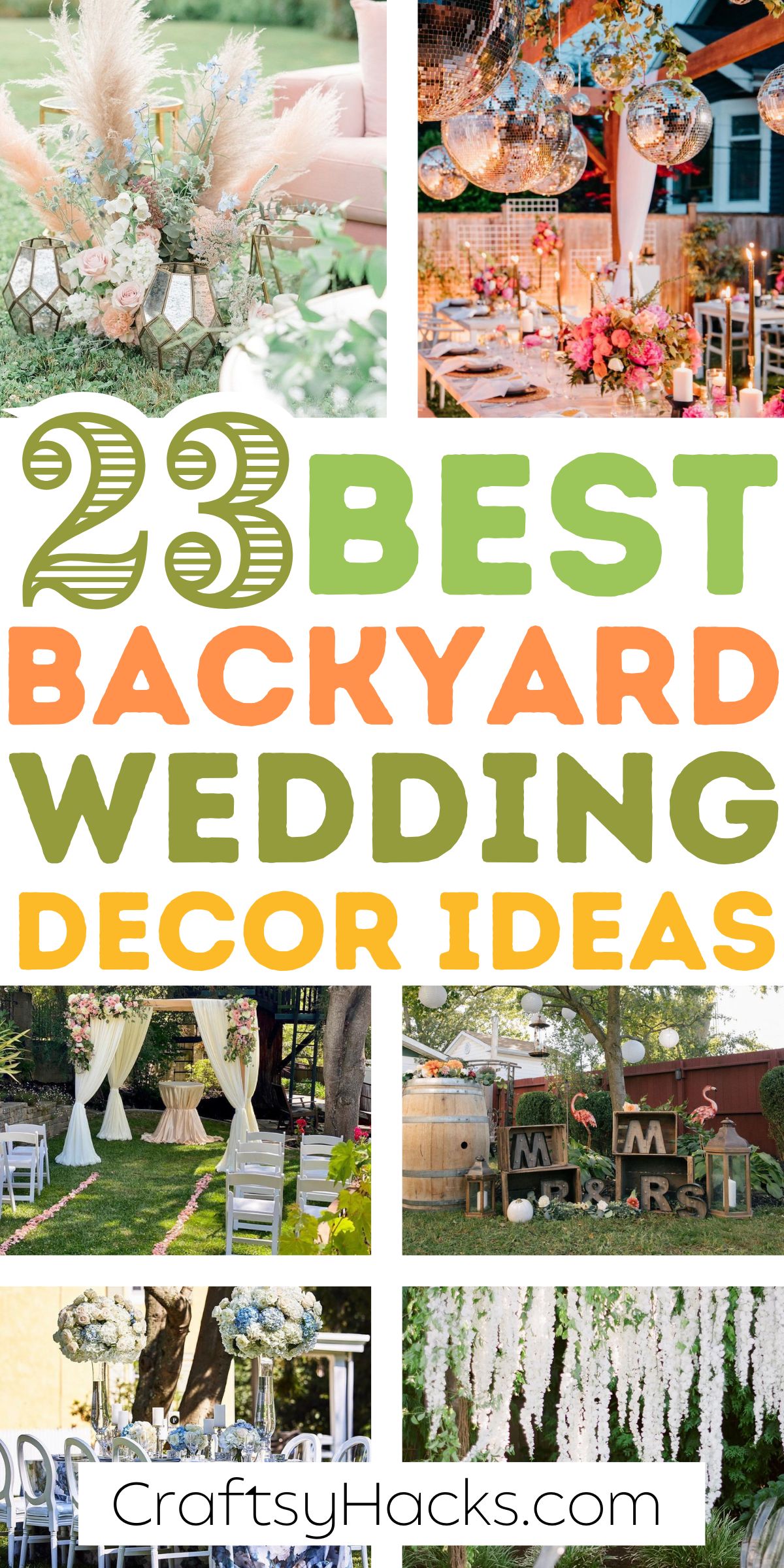 Backyard Wedding Decor Ideas