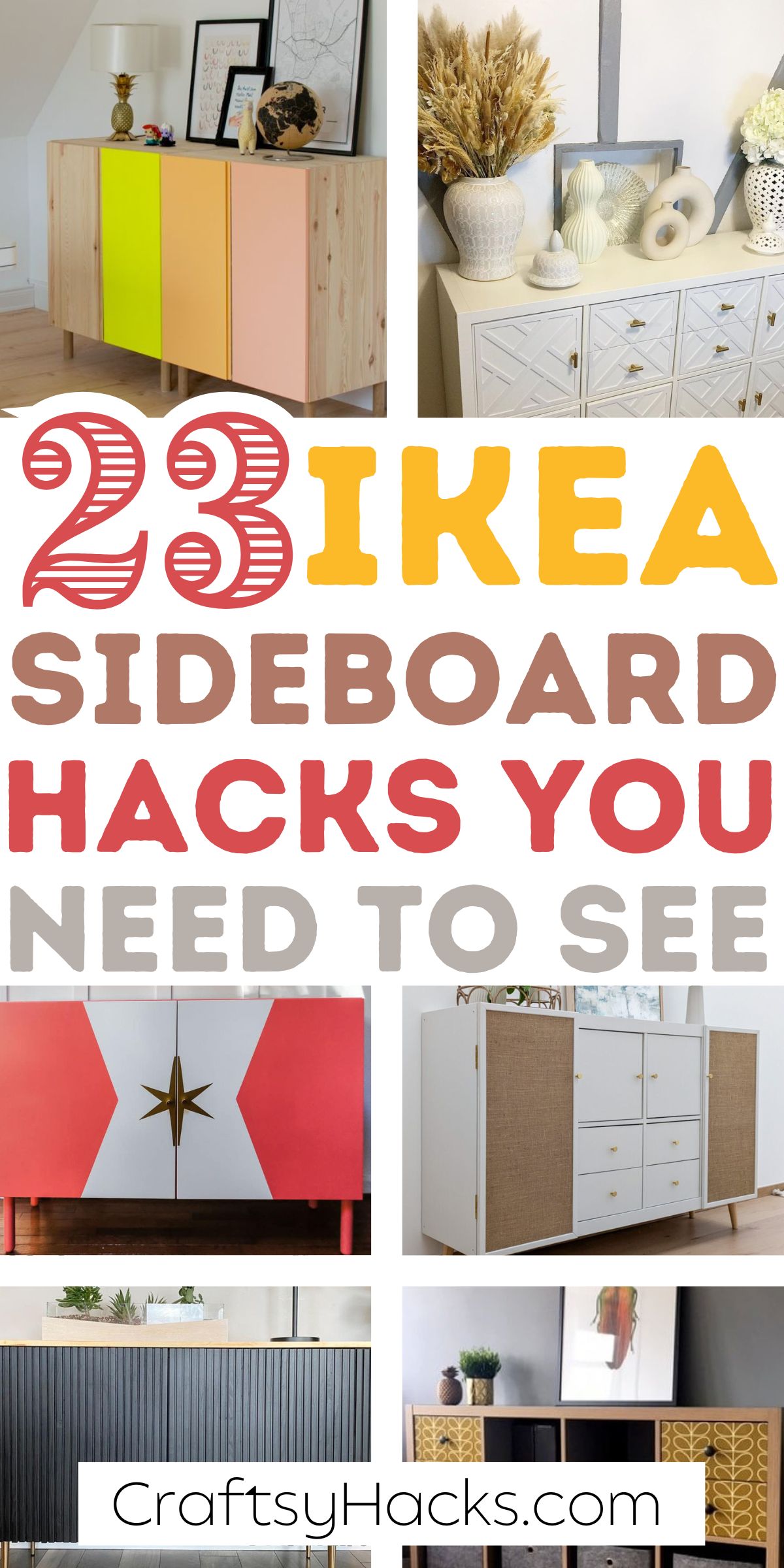 ideas for IKEA sideboard hacks