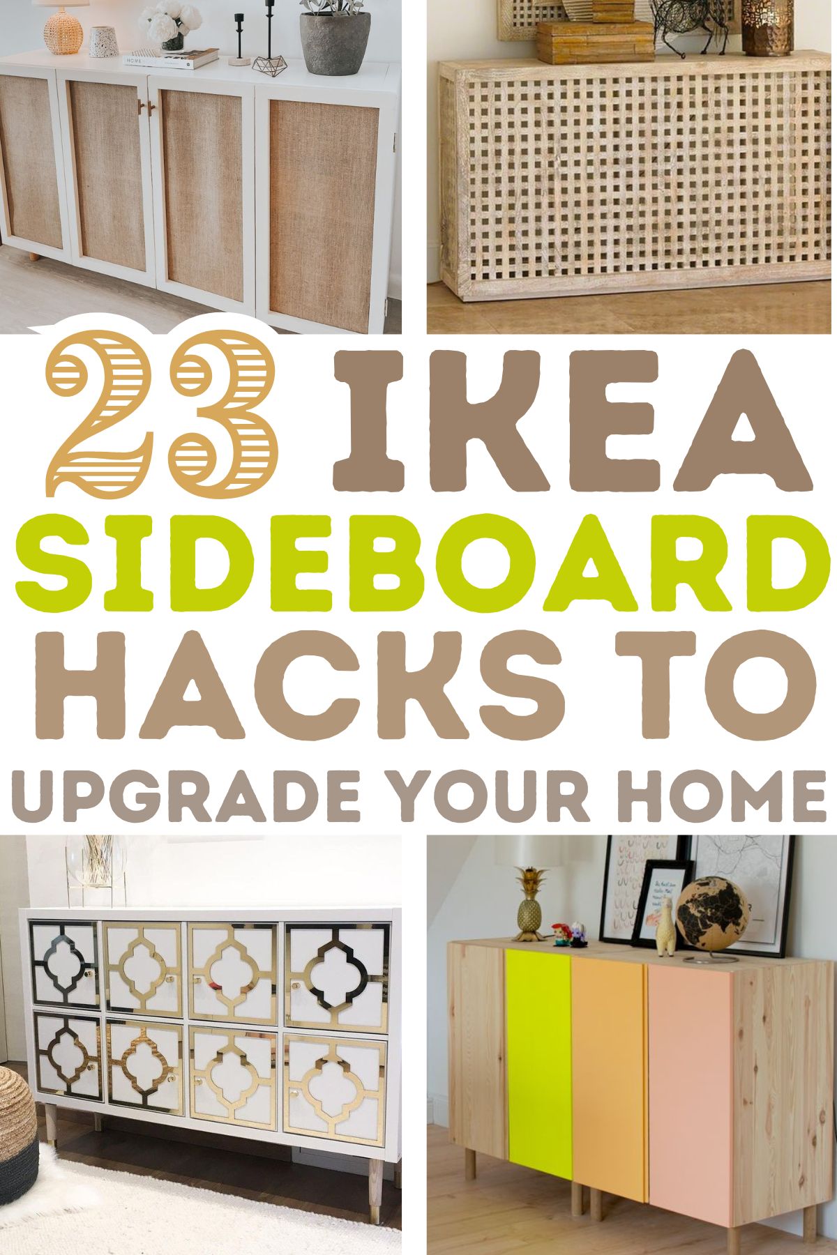 ikea sideboard hacks