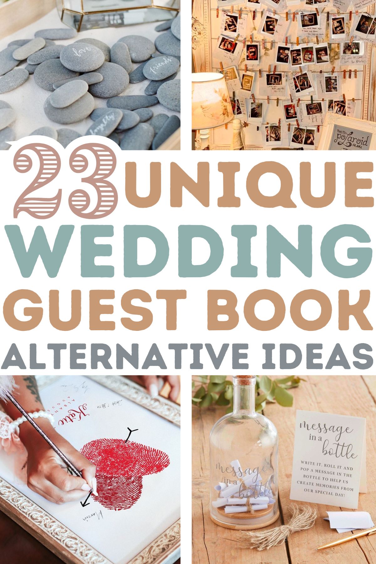 wedding guest book alternatives