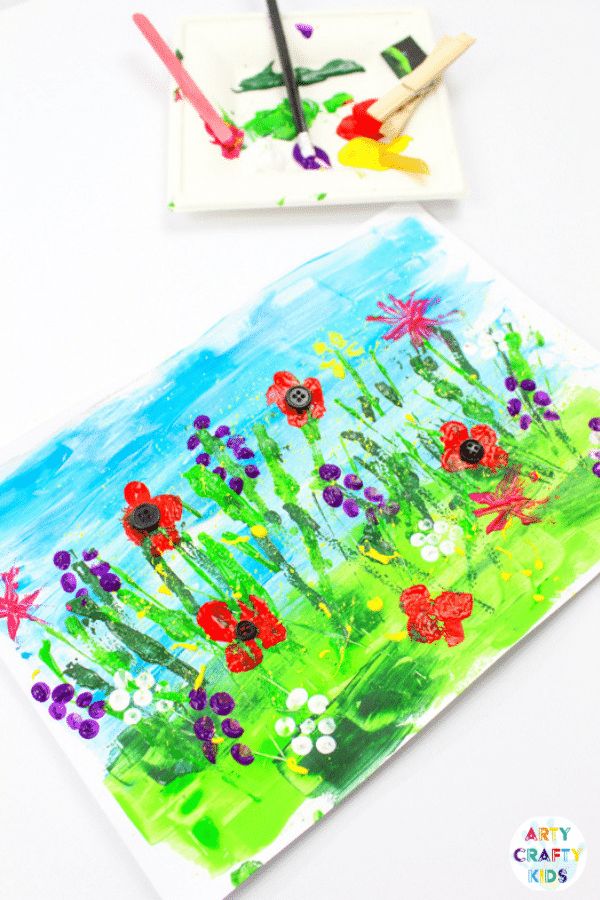 23. Spring Meadow Painting