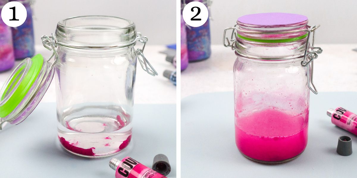 Creative Galaxy Jars Instructions 1-2