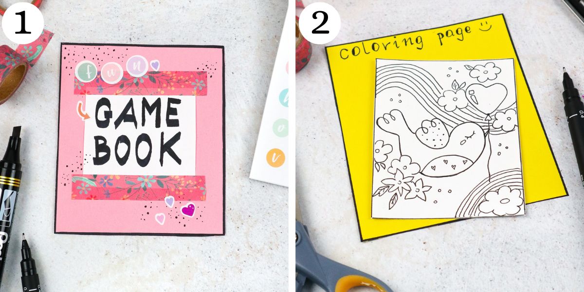 Customizable Squishy Game Book Instructions 1-2