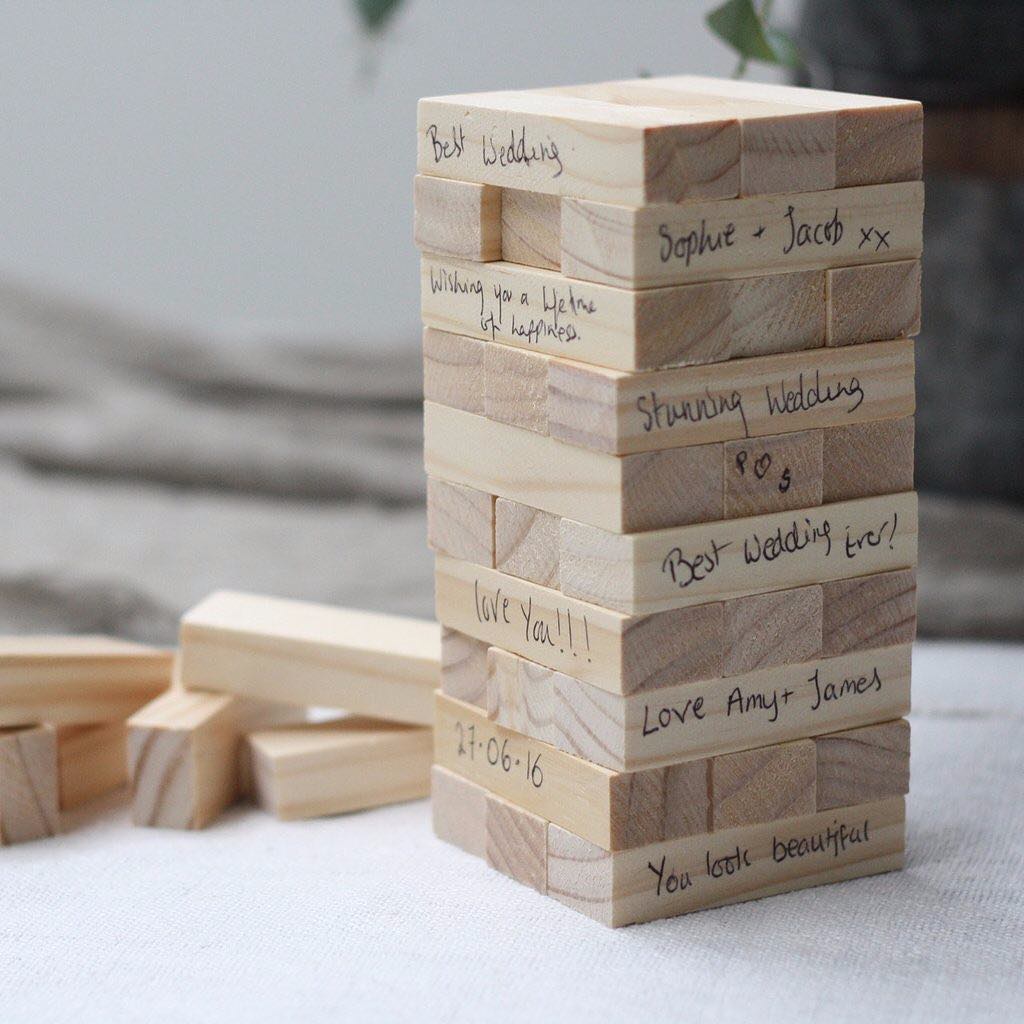 3. Wooden Jenga Blocks