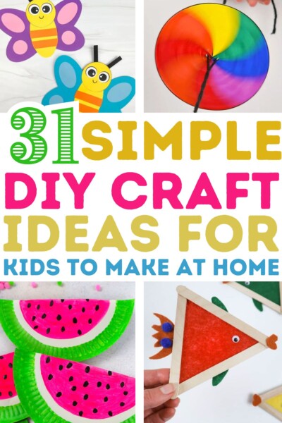 31 Fun and Easy Crafts for Kids - Craftsy Hacks