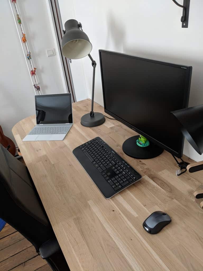 5. Industrial-Style Desk