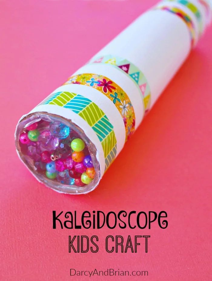 6. Fun Kaleidoscope Craft