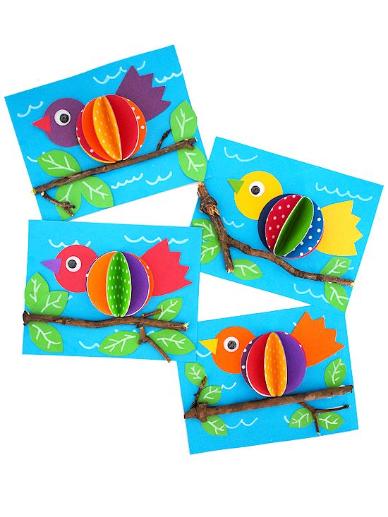 6. Spring Bird on a Branch