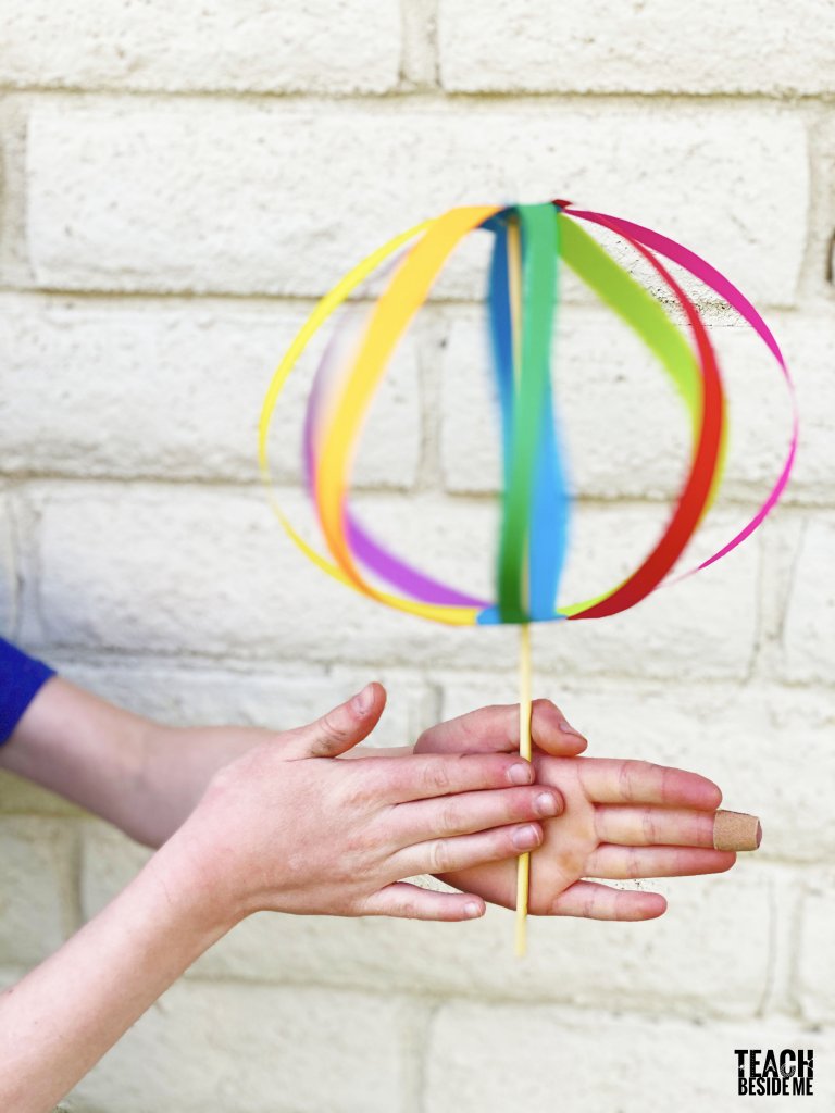 7. Twirligig Paper Spinner Toy