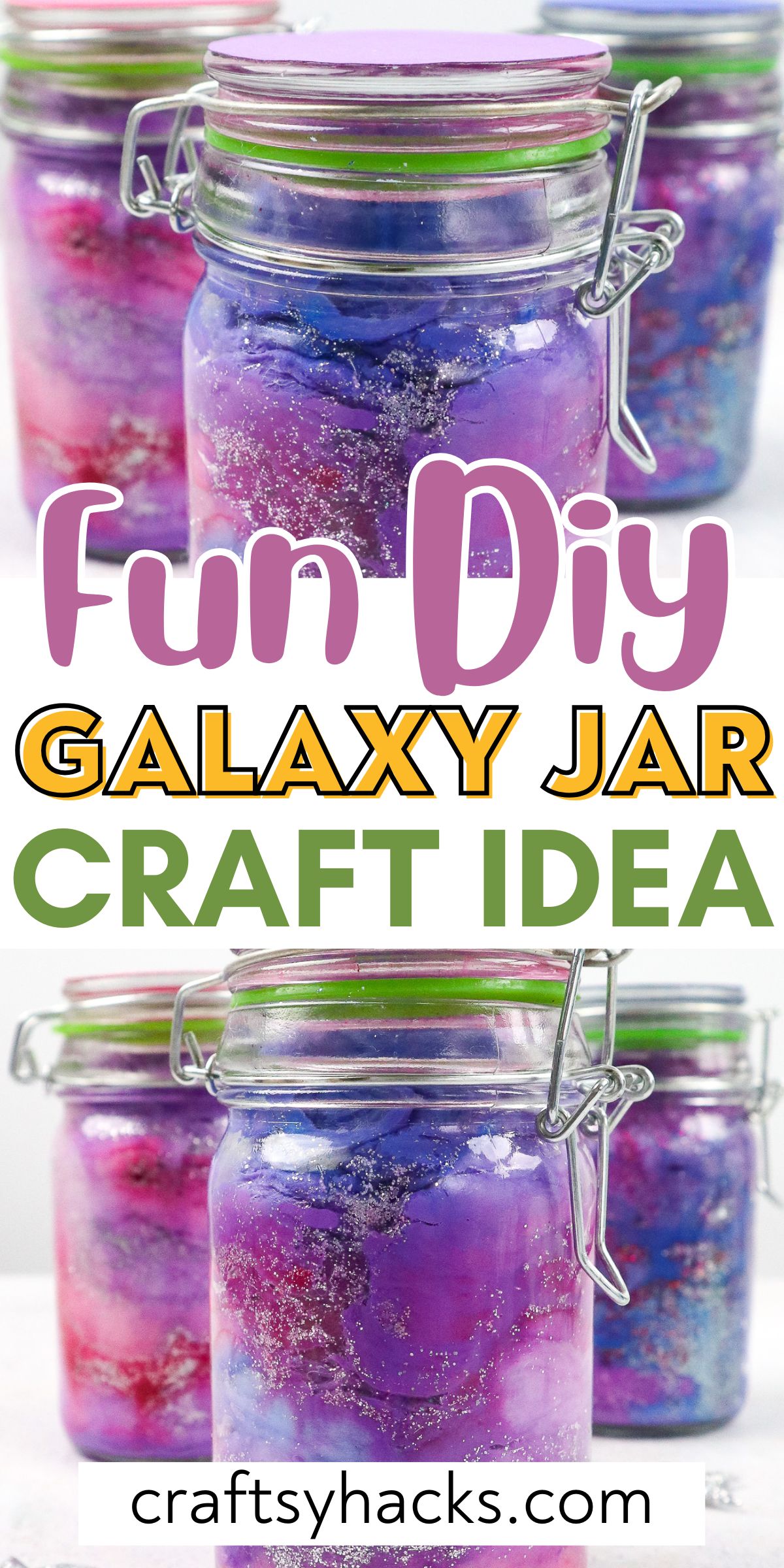 DIY Galaxy jars