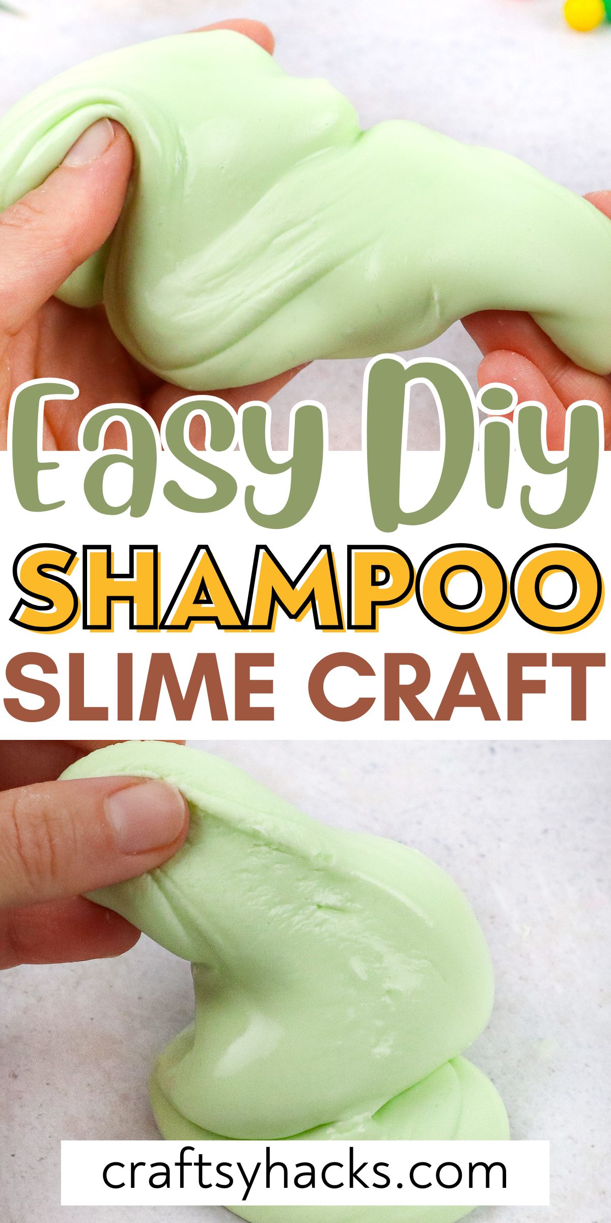 DIY Shampoo Slime Craft