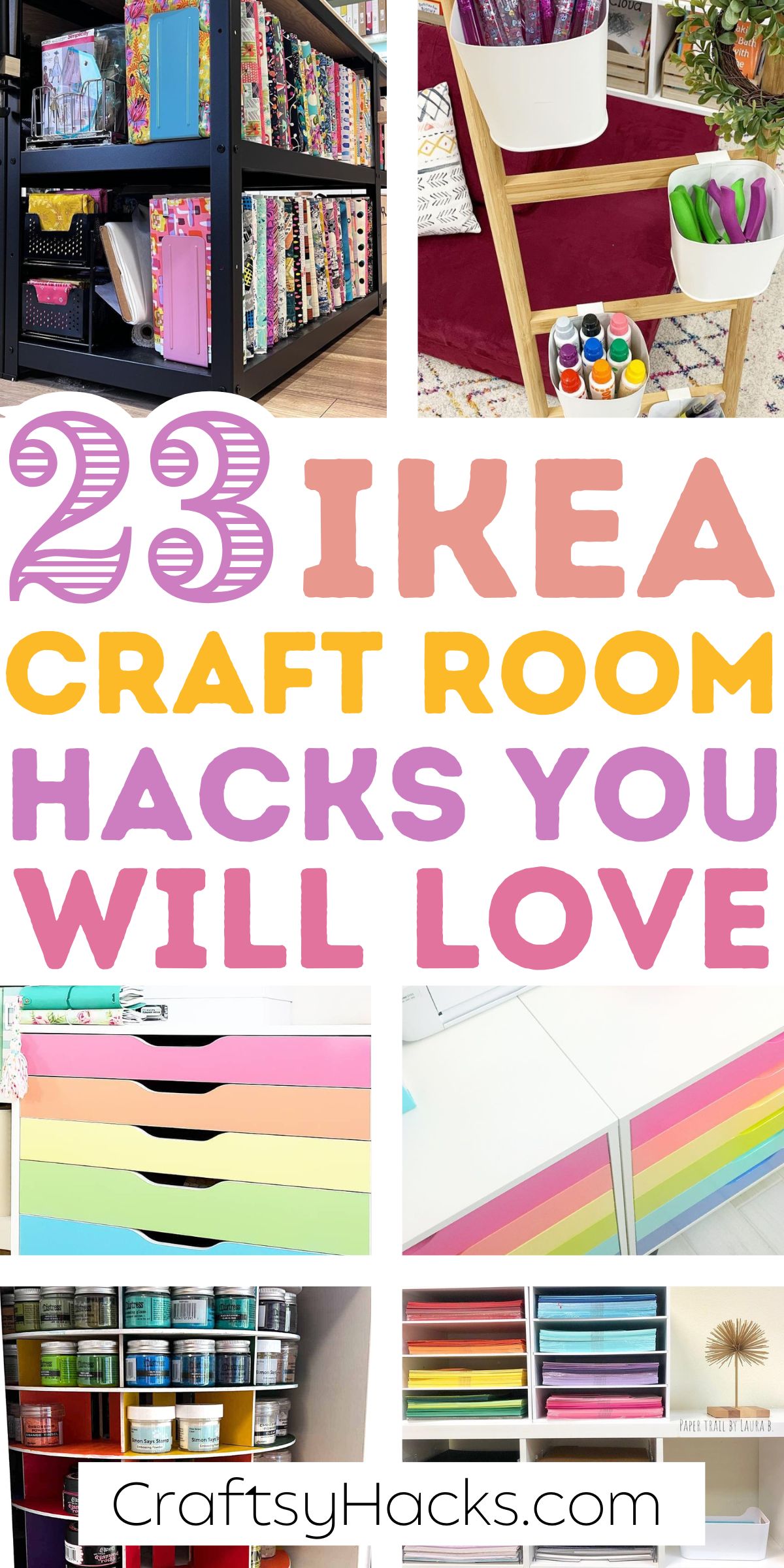 IKEA Craft Room hacks