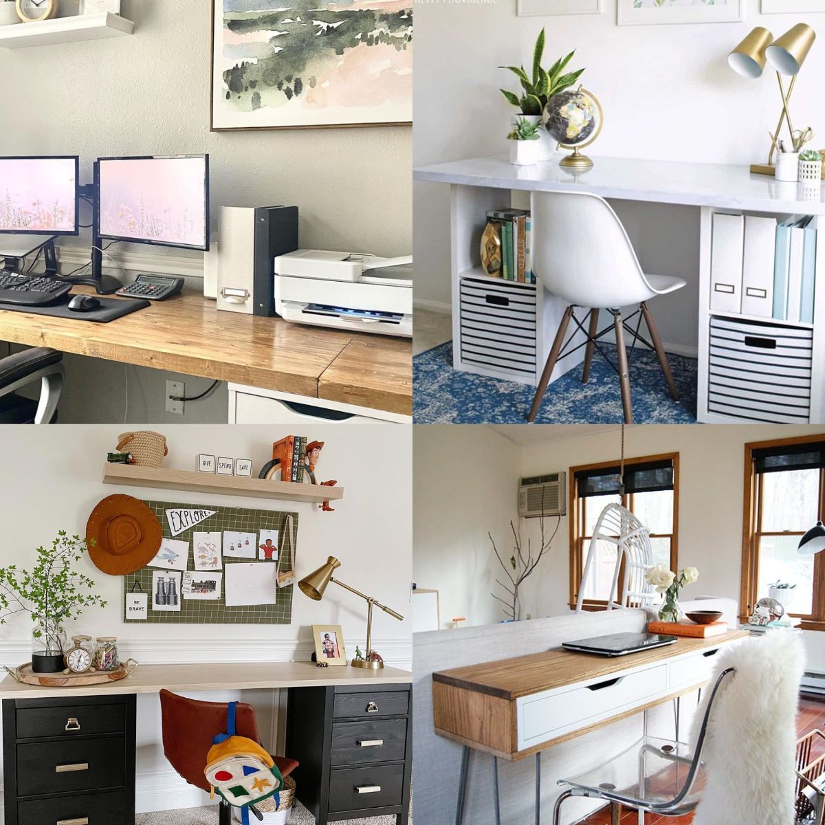 23 IKEA Desk Hacks You Need to Upgrade Your Office