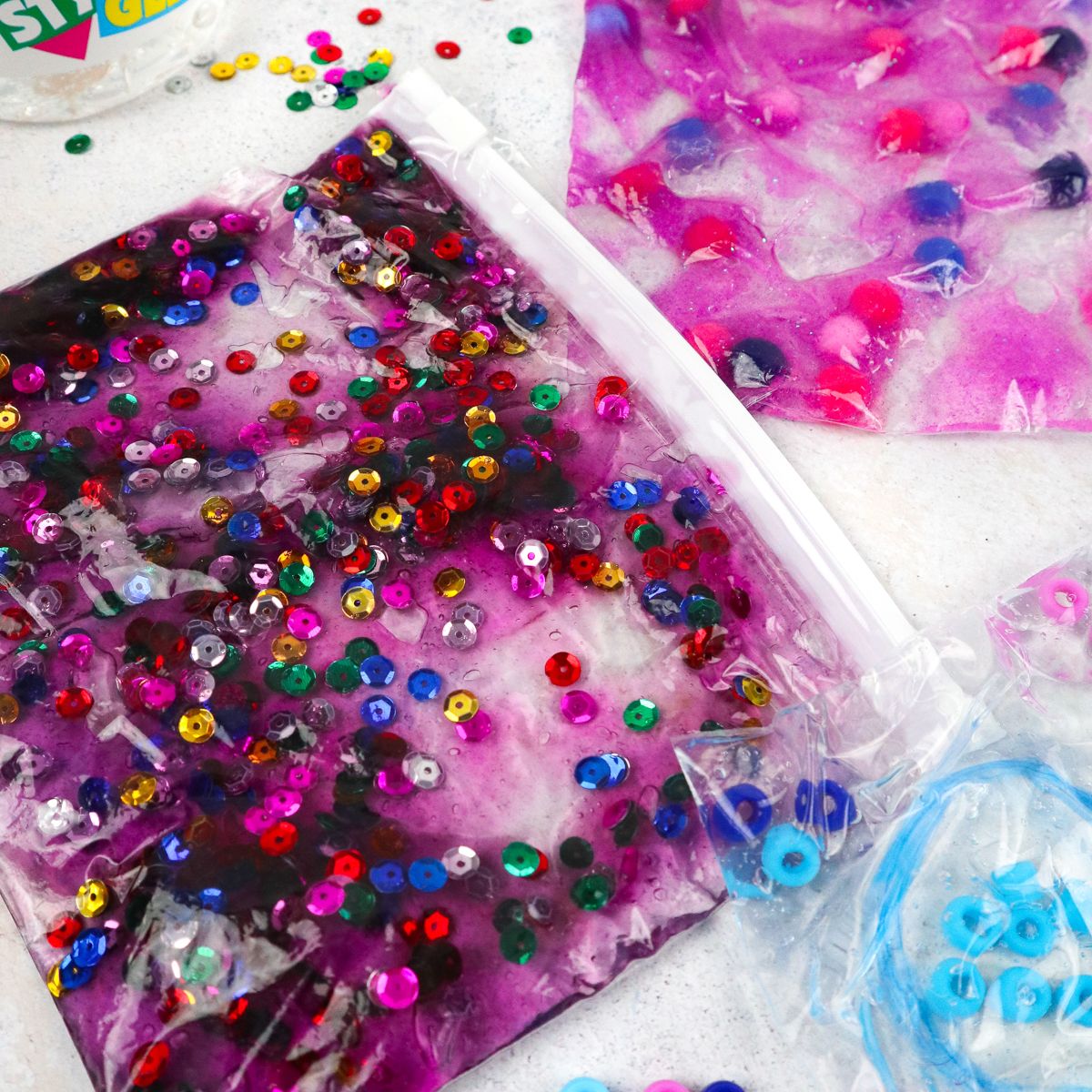 DIY Sensory Squish Bag