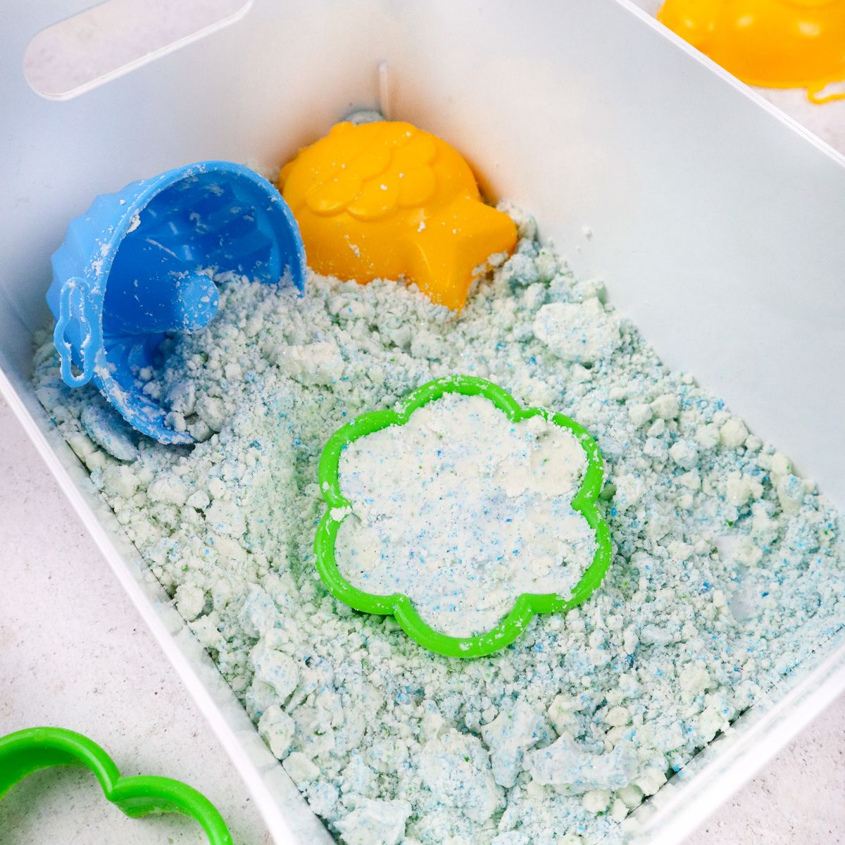 How to Make Colorful Moon Sand
