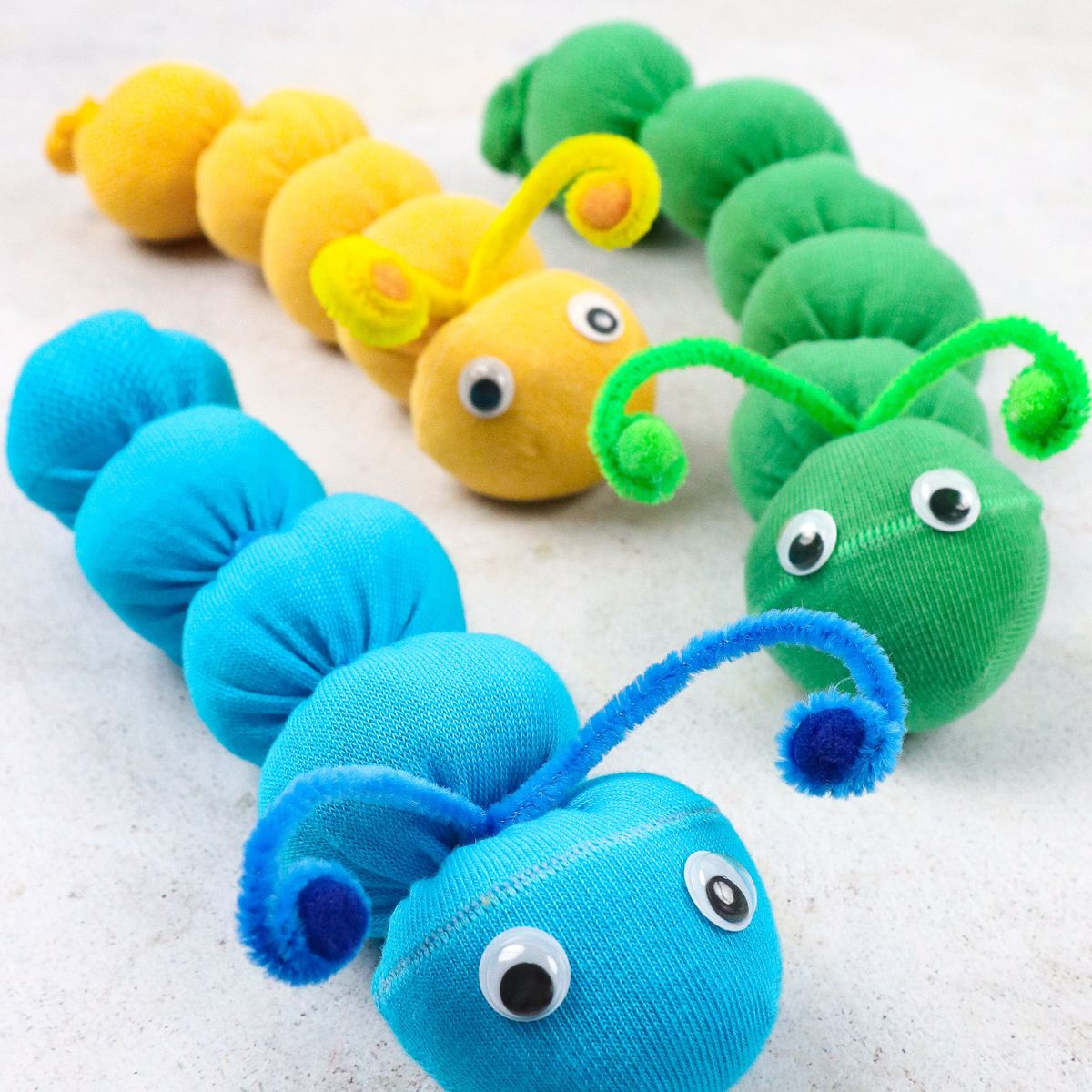 No Sew Sock Worms