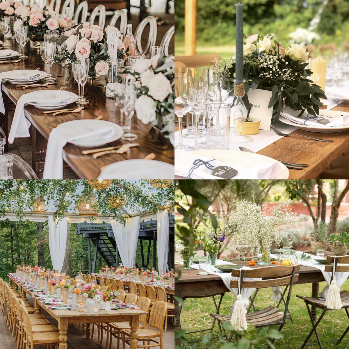 23 Rustic Long Table Wedding Ideas